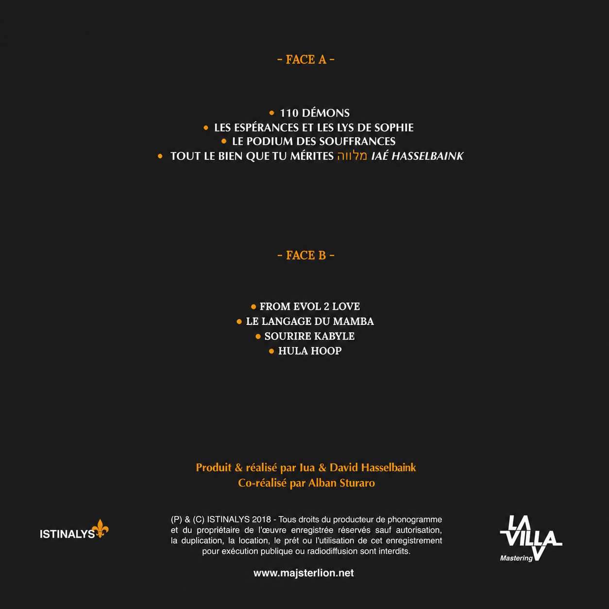 Vinyle - Le Roi des Juifs est Noir et Il Mange Chez Al-Haeche